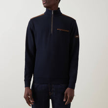 Load image into Gallery viewer, Bugatti - Knit Half Zip, Navy
