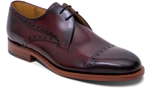 Barker - Wye, Hand Brushed Burgundy