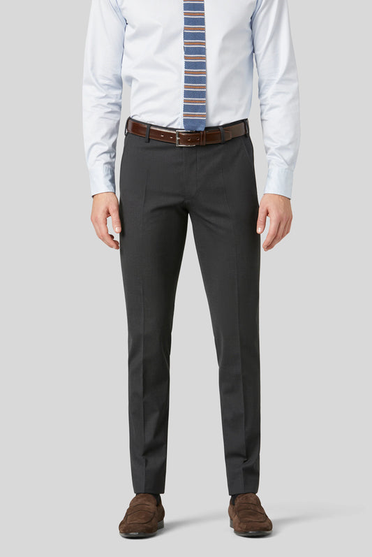 Meyer - Roma Wool Blend Trousers, Charcoal