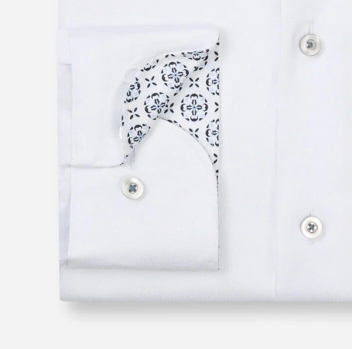 OLYMP - Luxor Modern Fit Global Kent Business Shirt, White
