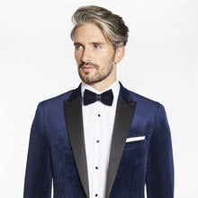 Load image into Gallery viewer, White Label - Velvet Tuxedo Jacket, Navy
