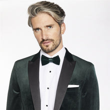 Load image into Gallery viewer, White Label - Velvet Tuxedo Jacket, Green
