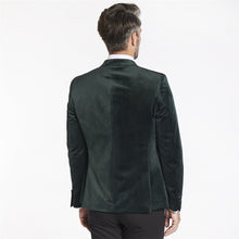 Load image into Gallery viewer, White Label - Velvet Tuxedo Jacket, Green
