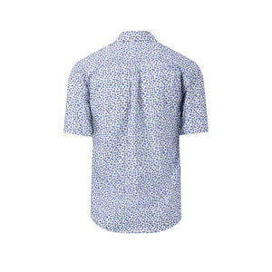 Fynch Hatton - Summer Prints Short Sleeve Shirt, Dusty Lavender