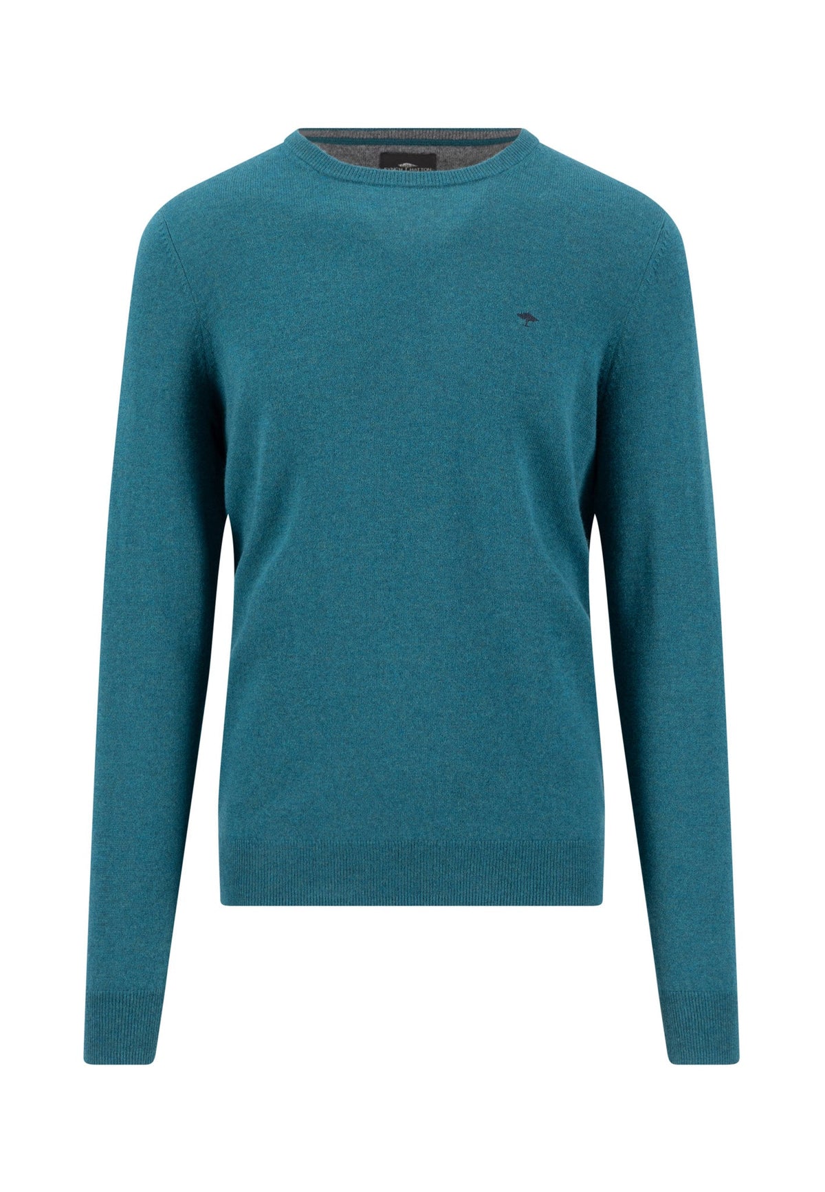 Fynch Hatton - Merino Cashmere Crew Neck, Teal