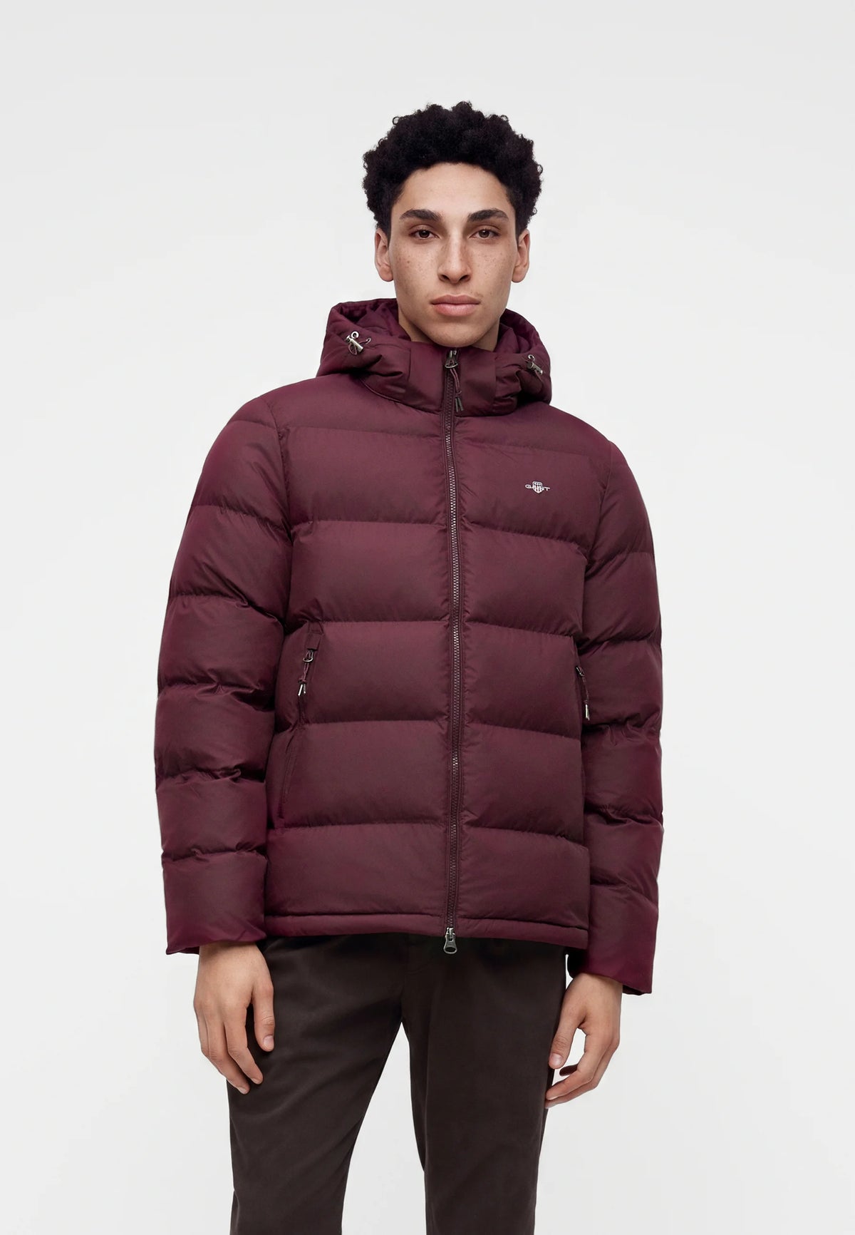 GANT - Active Cloud Puffer Jacket, Darkened Wine