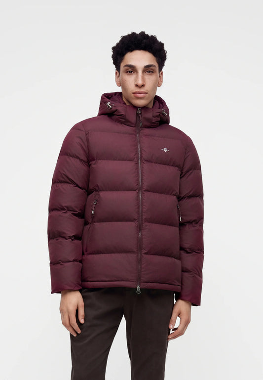 GANT - Active Cloud Puffer Jacket, Darkened Wine