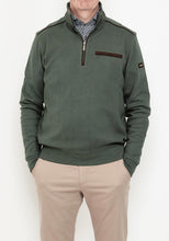 Load image into Gallery viewer, Bugatti - Knit Half Zip, Green
