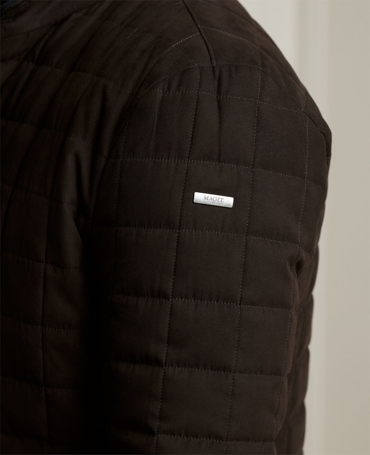 Magee - Glenveigh Quilted Jacket, Chocolate Brown (M & L Only)