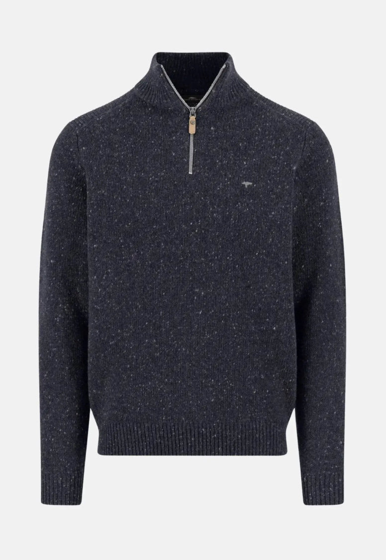 Fynch Hatton - Half Zip Jumper, Navy