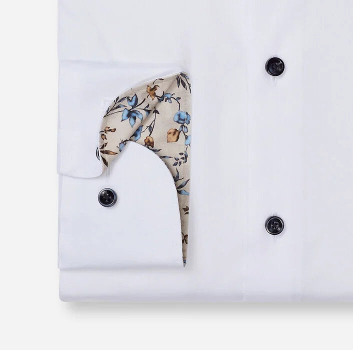 OLYMP -Luxor Modern Fit Global Kent Business Shirt, White