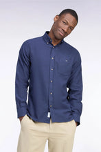 Load image into Gallery viewer, Eden Park - Straight Cut Plain Cotton Shirt, Navy
