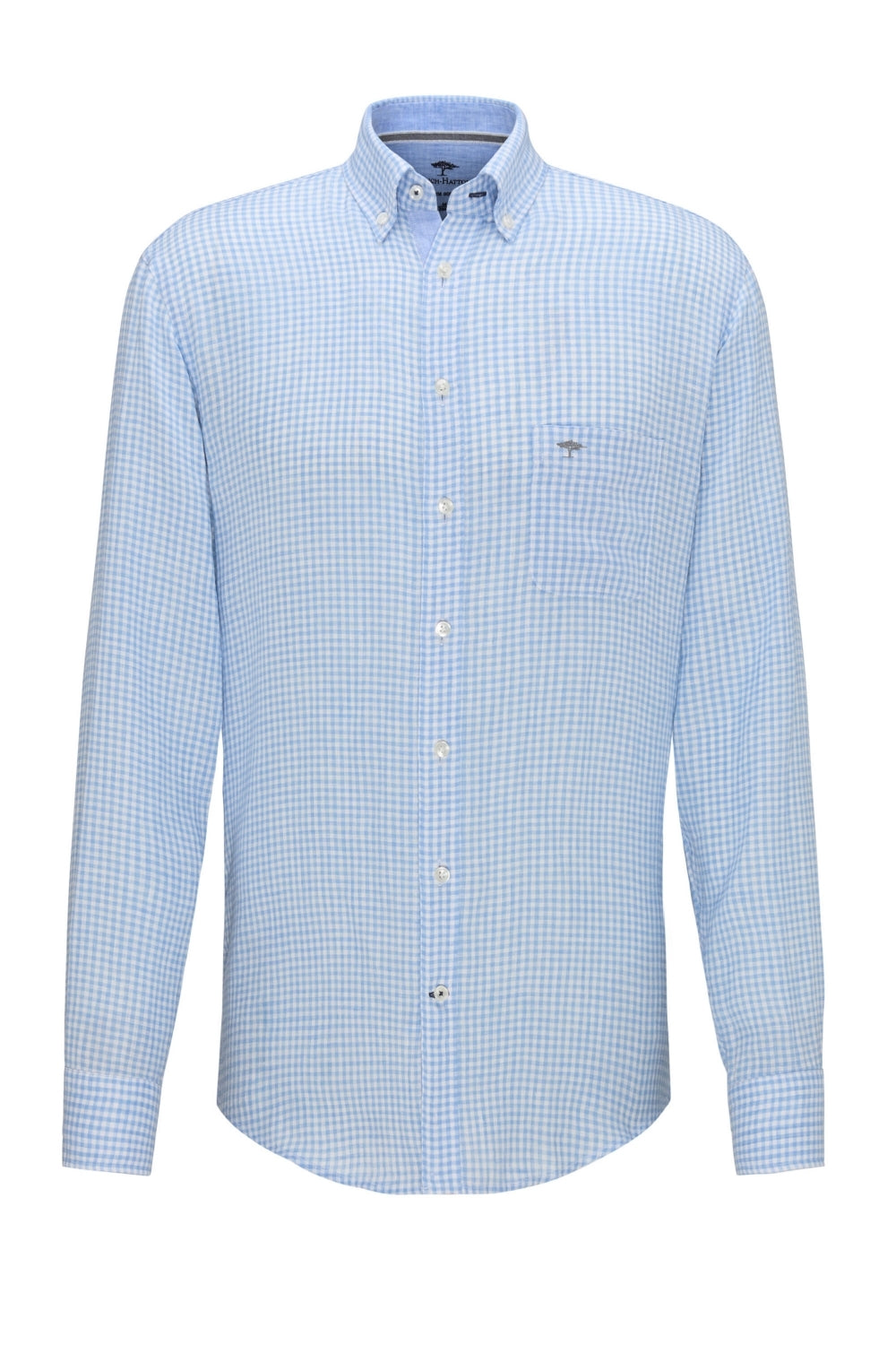 Fynch Hatton - Linen Summer Shirt, Blue
