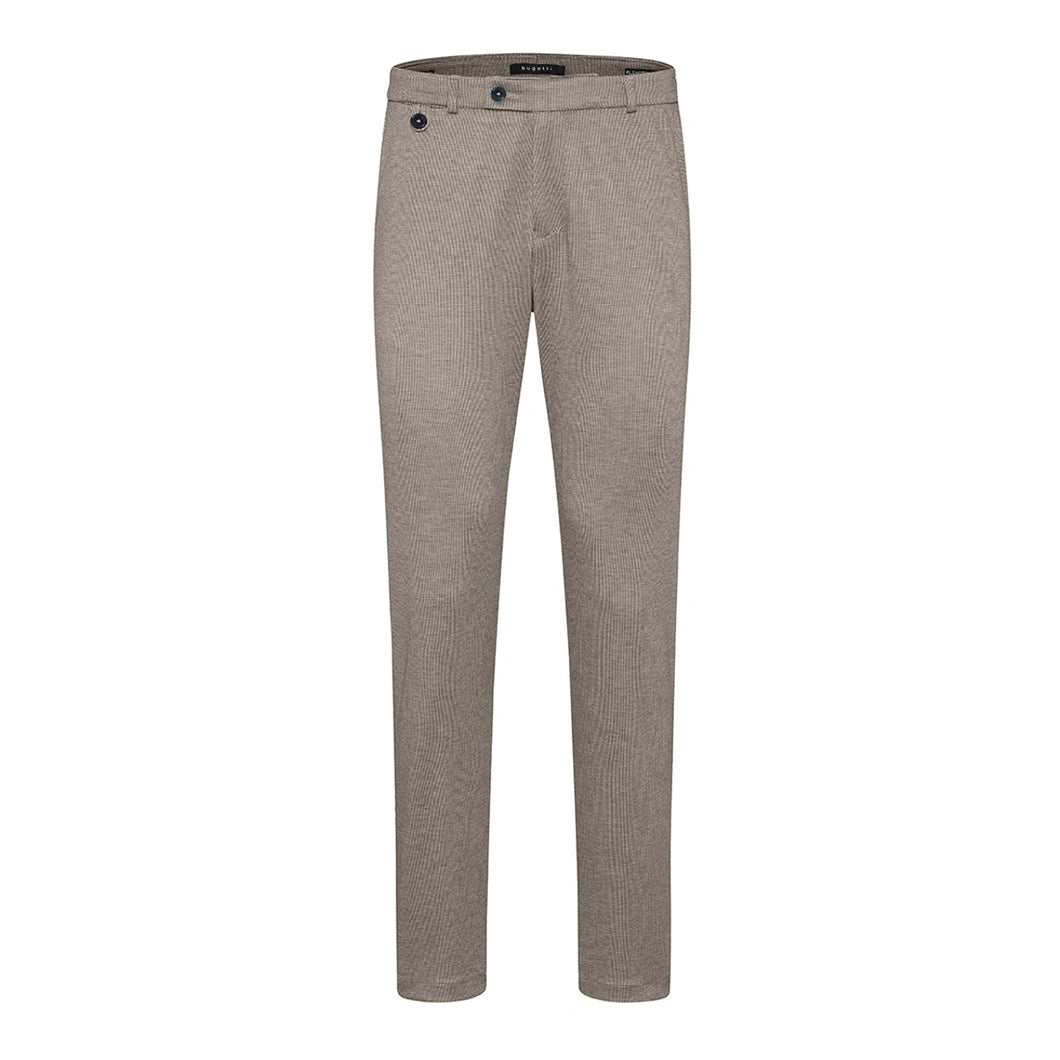 Bugatti - Flexcity Pants Micro Pattern Chino Brown