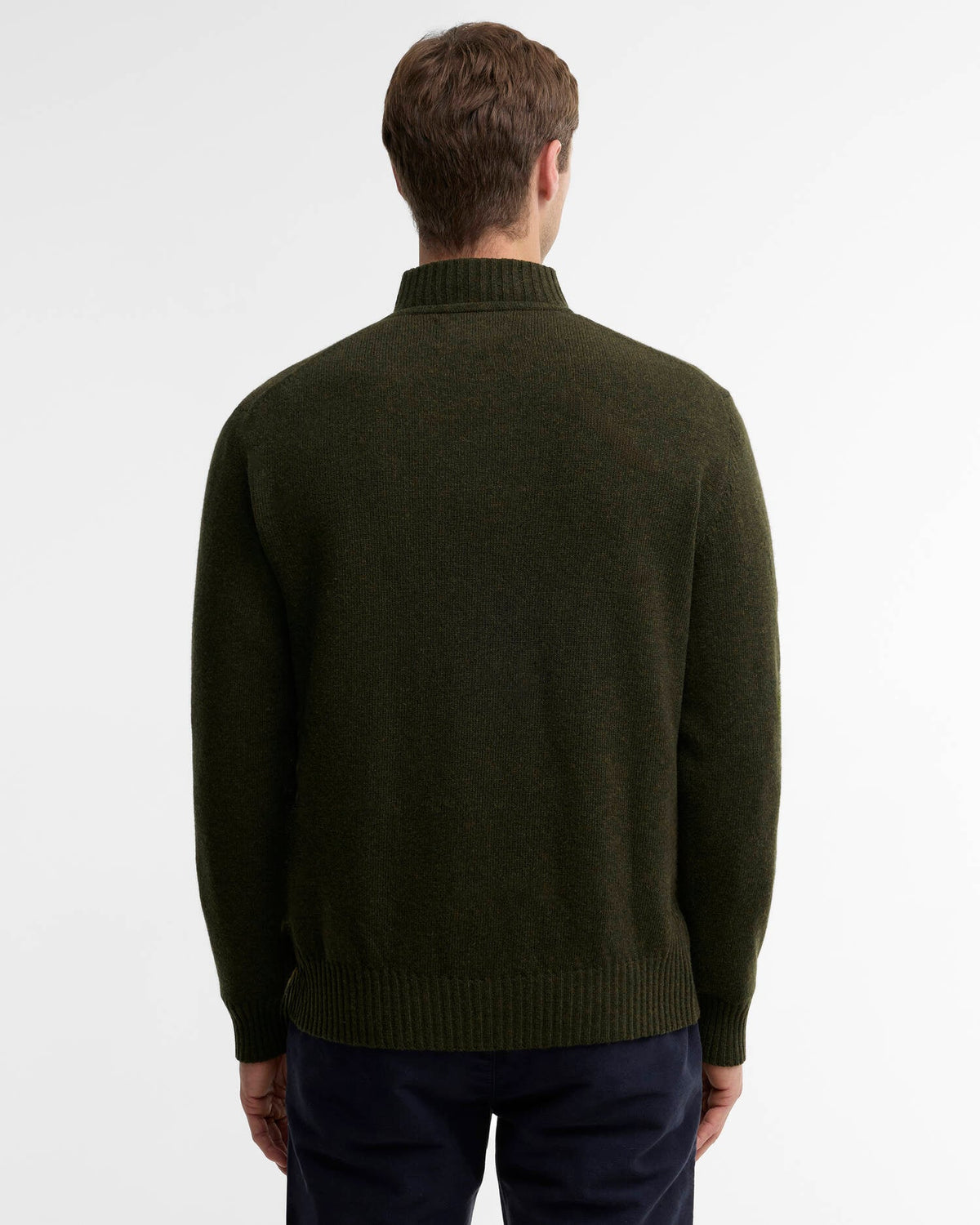 Barbour - Lambswool Half Zip, Seaweed