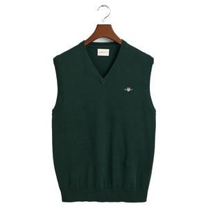 GANT - Classic Cotton Slipover, Storm Green