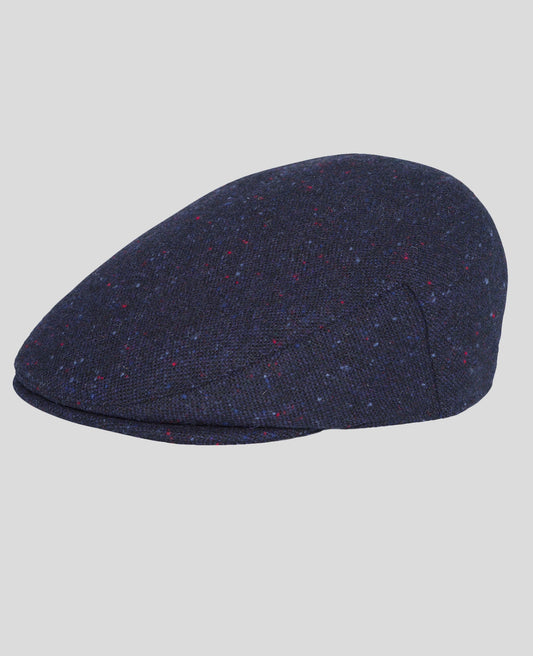 Magee - Donegal Tweed Flat Cap, Navy Salt & Pepper