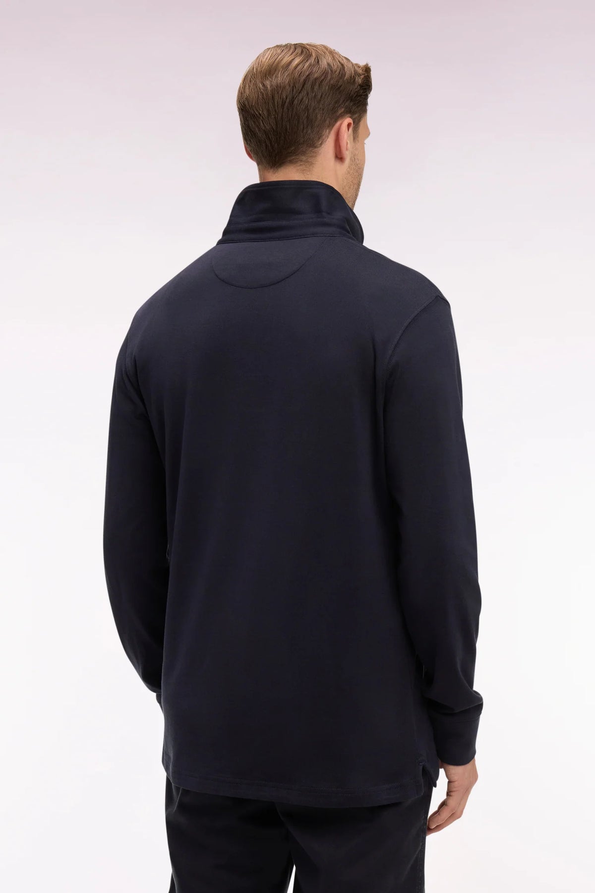 Eden Park - Long Sleeve Flex Polo, Navy