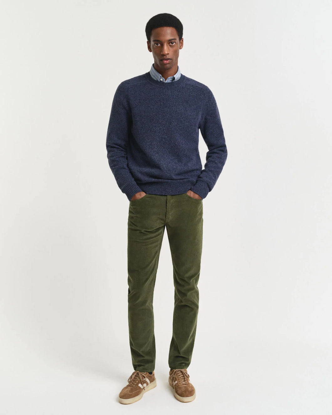 GANT - Reg Cord Jeans, Country Green