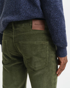 GANT - Reg Cord Jeans, Country Green