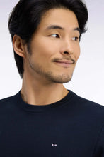 Load image into Gallery viewer, Eden Park - Honeycomb Cotton Round Neck, Navy
