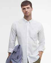 Load image into Gallery viewer, Barbour - Nelson Linen Blend Long-Sleeved Tailored Shirt, White
