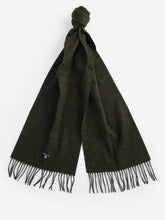 Load image into Gallery viewer, Barbour - Plain Lambswool Scarf, Seaweed
