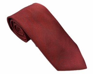 Dark Red Silk Tie