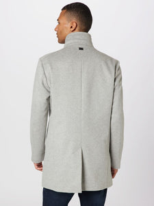 Strellson - Finchley 2.0 Wool Coat - Mottled Grey