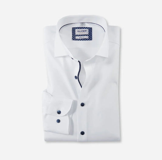 OLYMP - Body Fit Royal Kent Business Shirt, White
