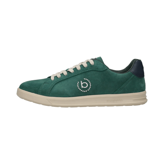 Bugatti - Suede Leather Sneakers, Dark Green, Patrick