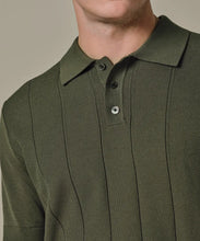 Load image into Gallery viewer, Profuomo - Aero Ease Polo, Green Striped
