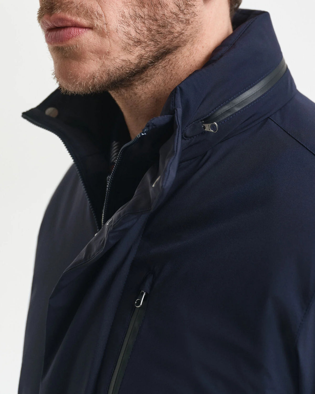 Gant - Double Mid Length Jacket, Evening Blue