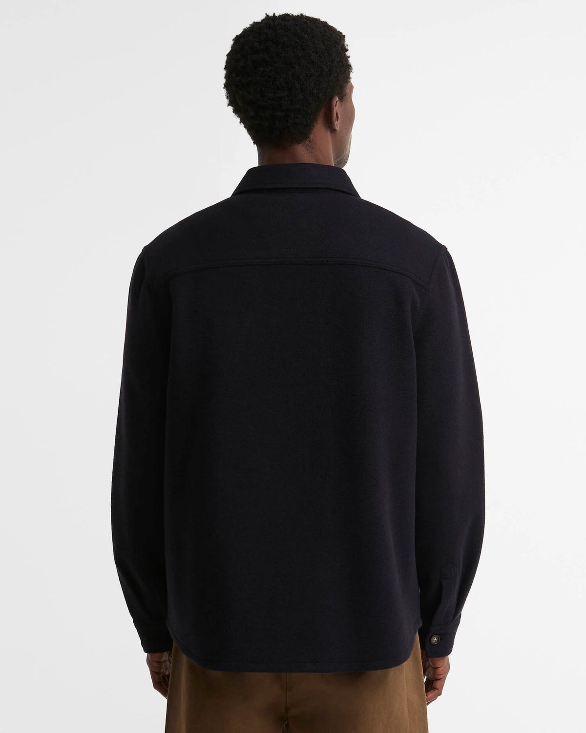 Barbour - Marltown Tailored Fit Wool-Blend Overshirt, Navy Marl