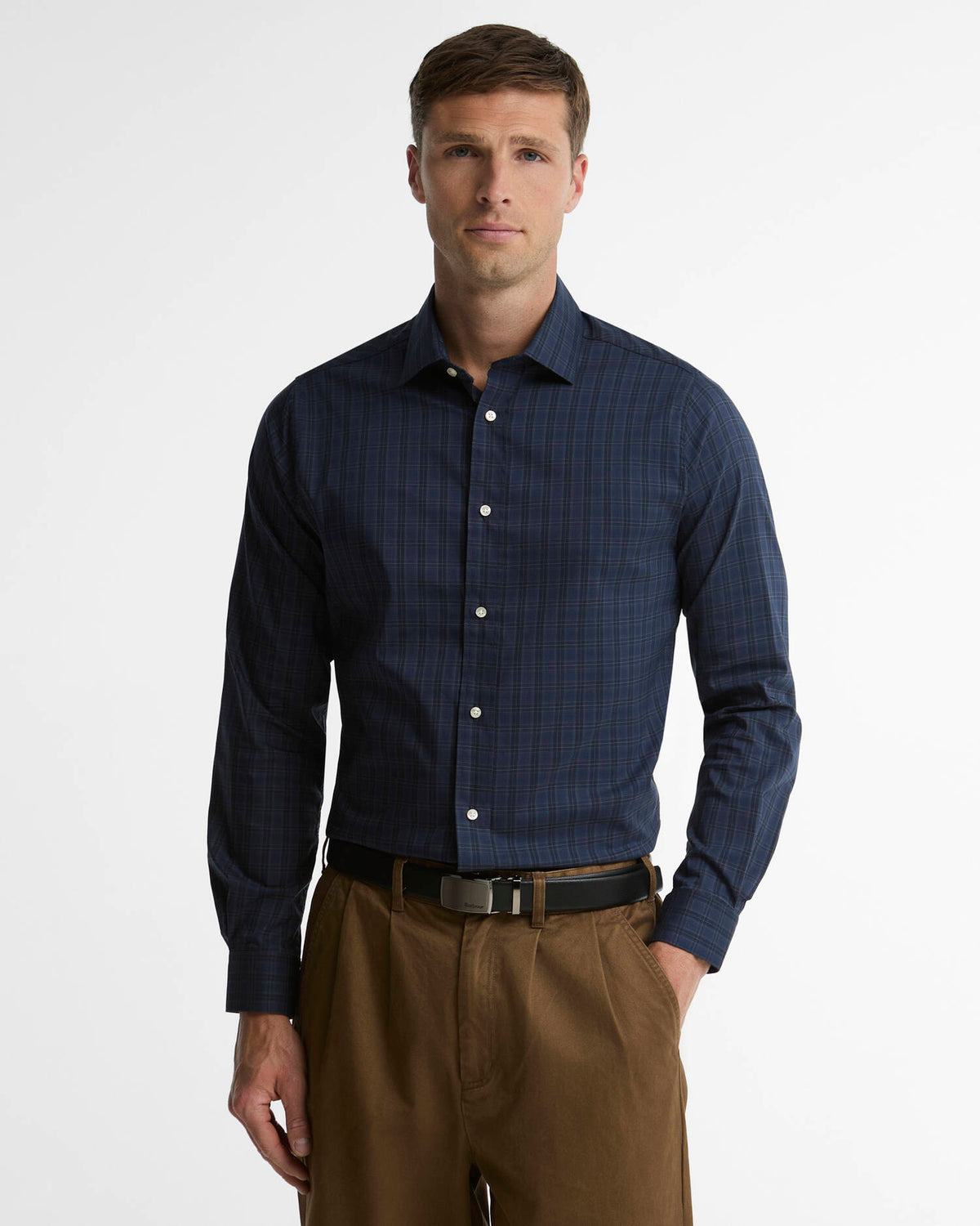 Barbour - Harleton Tartan Tailored Fit Shirt, Midnight Loch