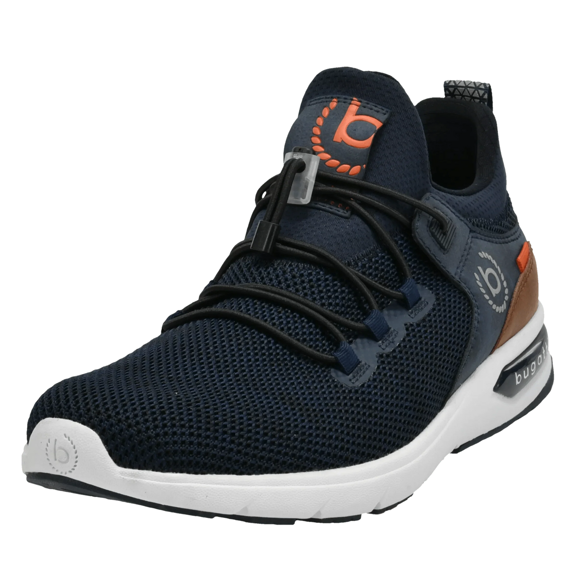 Bugatti - Mesh Casual Trainer, Navy, Nimbus
