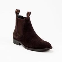 Load image into Gallery viewer, Sloane - Richmond Suede Chelsea Boot, Dark Brown, Janice
