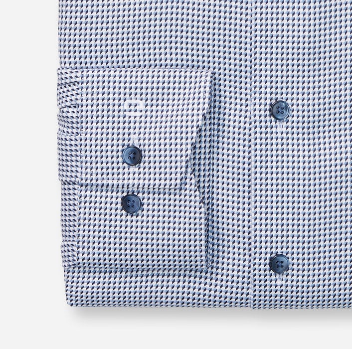 OLYMP - Luxor Modern Fit Business Shirt, Royal Kent, Marine