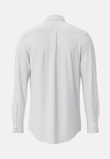 Fynch-Hatton - Supersoft Oxford Shirt, Navy Check (XXL Only)