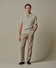 Load image into Gallery viewer, Profuomo - Aero Ease Polo, Beige Striped
