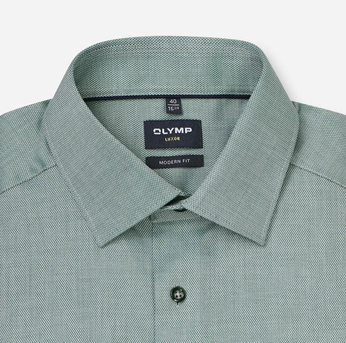 OLYMP - Luxor Modern Fit Business Shirt, Green