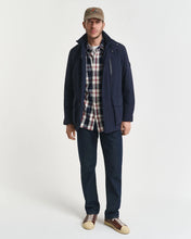 Load image into Gallery viewer, GANT - Double Mid Length Jacket, Evening Blue
