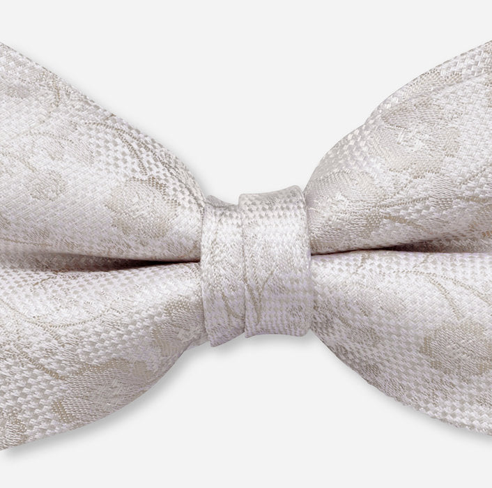 Olymp- Floral Bow Tie Silk, Nautral