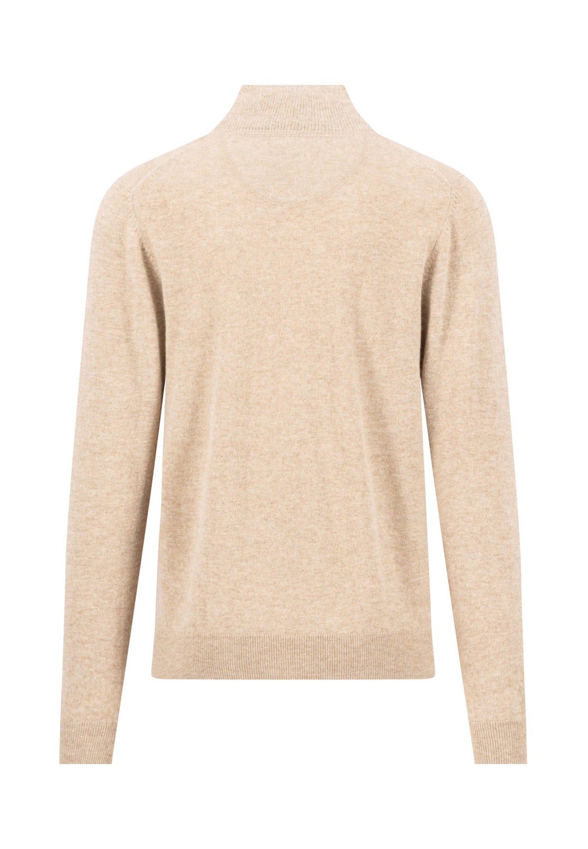 Fynch Hatton - Merino Cashmere Half-Zip, Taupe