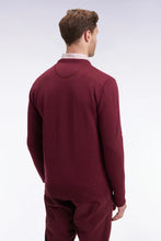 Load image into Gallery viewer, Eden Park - Heavy Cotton Round Neck Sweater, Burgundy
