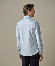 Load image into Gallery viewer, Profuomo - Japanese Knitted Cutaway SF Shirt, Blue Striped
