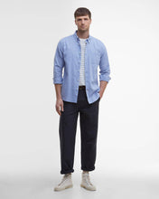 Load image into Gallery viewer, Barbour - Nelson Linen Blend Long-Sleeved Tailored Shirt, Blue

