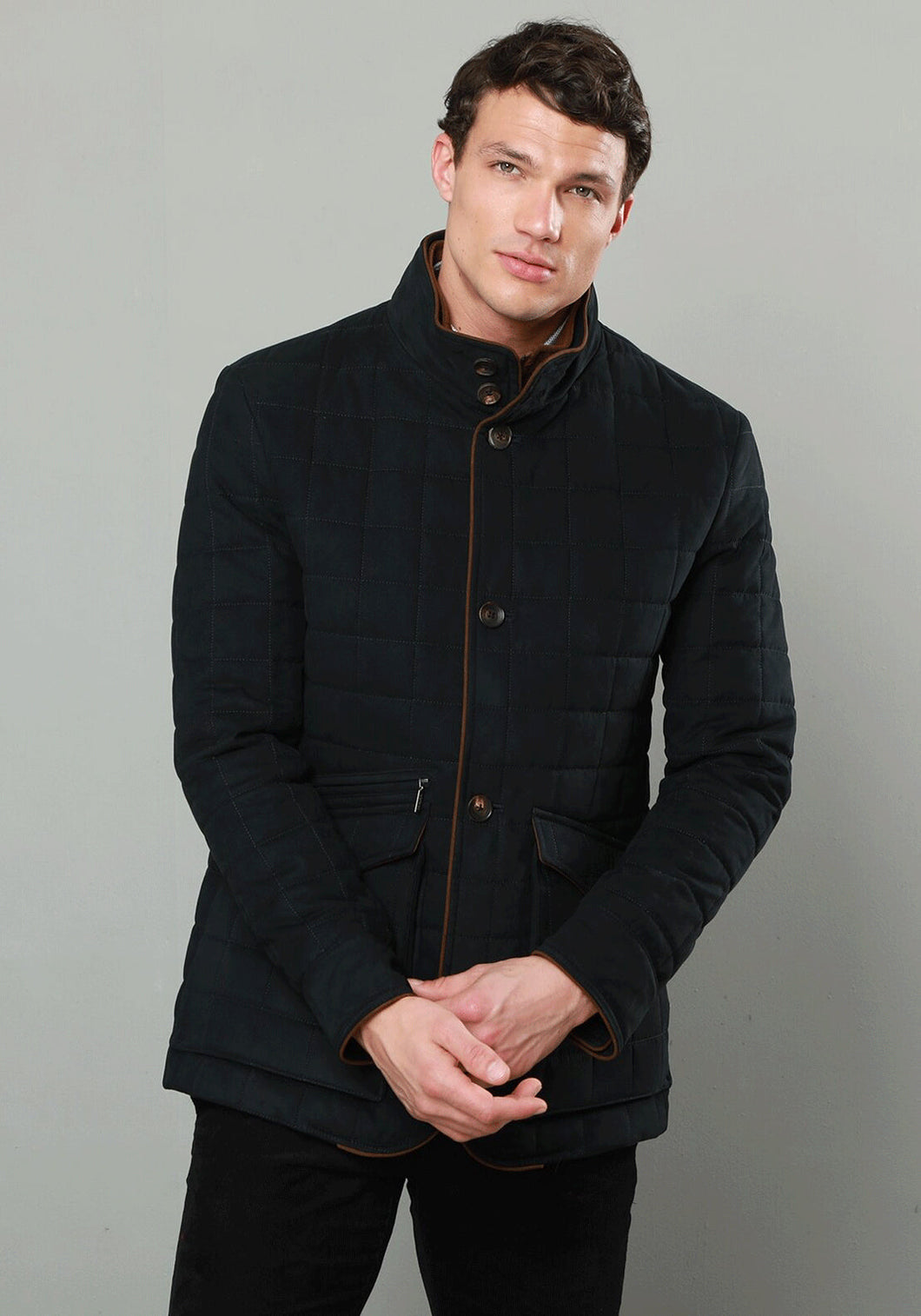 Magee - Glenveigh Quilted Jacket, Navy