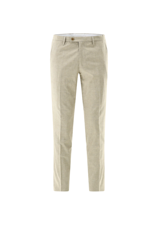 Club of Gents - Paul GC Linen Blend Slim Fit Trouser, Beige
