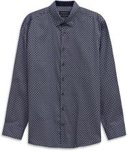 Load image into Gallery viewer, Bugatti - Shirt - Navy Diamond Pattern
